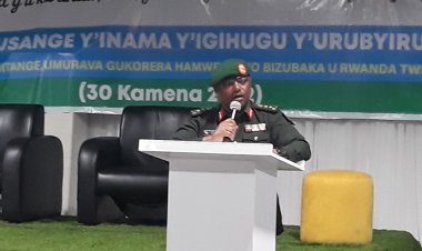 Ntabwo twa kwishimira kugira umusirikare utarize".Maj. Gen Augustin Turagara".