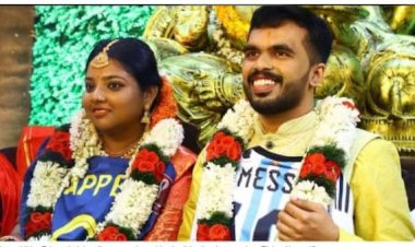 Bakoze ubukwe bambaye Jezi ya Mbape na Messi