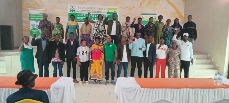 Ishyaka Green Party ryashoje amahugurwa ku rwego rw'igihugu