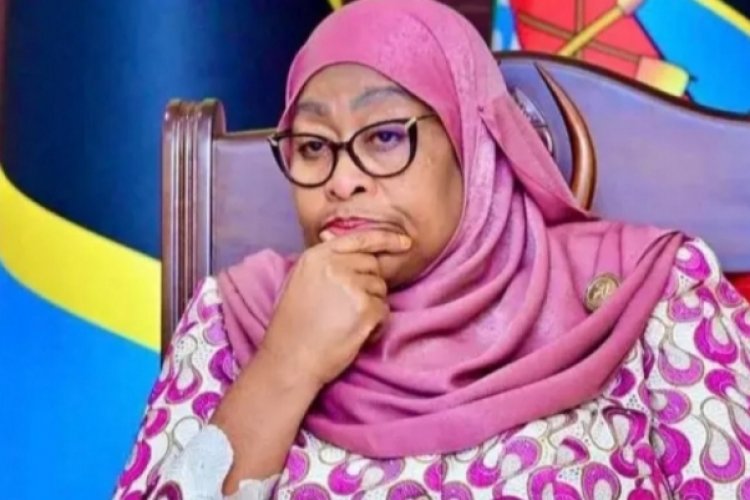 Perezida Samia yashenguwe n'urupfu rwa Minisitiri Lukuvi