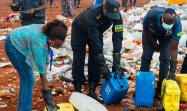 KIGALI: Hangijwe ibiyobyabwenge n’ibicuruzwa bitemewe bifite agaciro ka Miliyoni 61